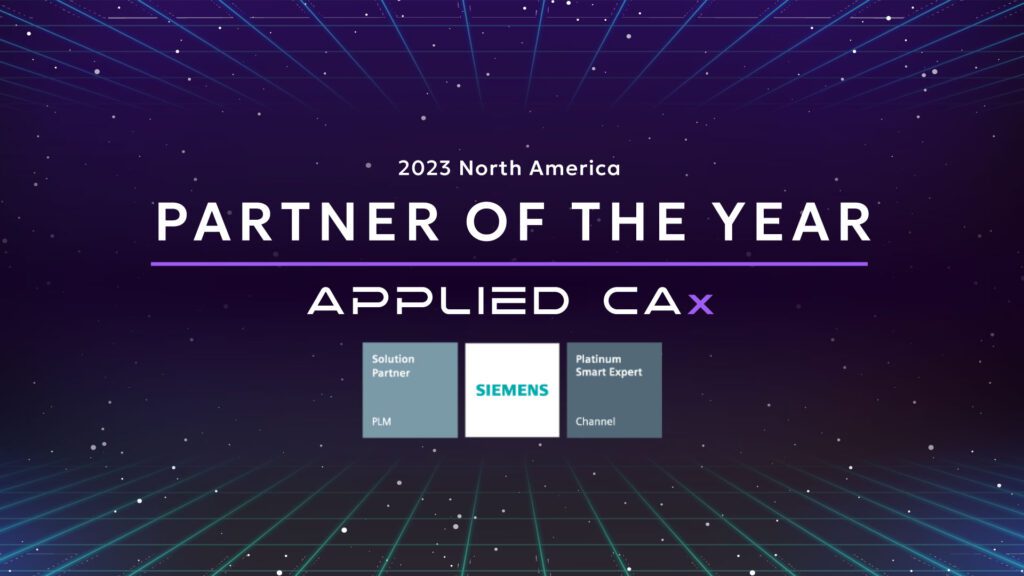 Applied CAx awarded Siemens 2023 Partner of the Year