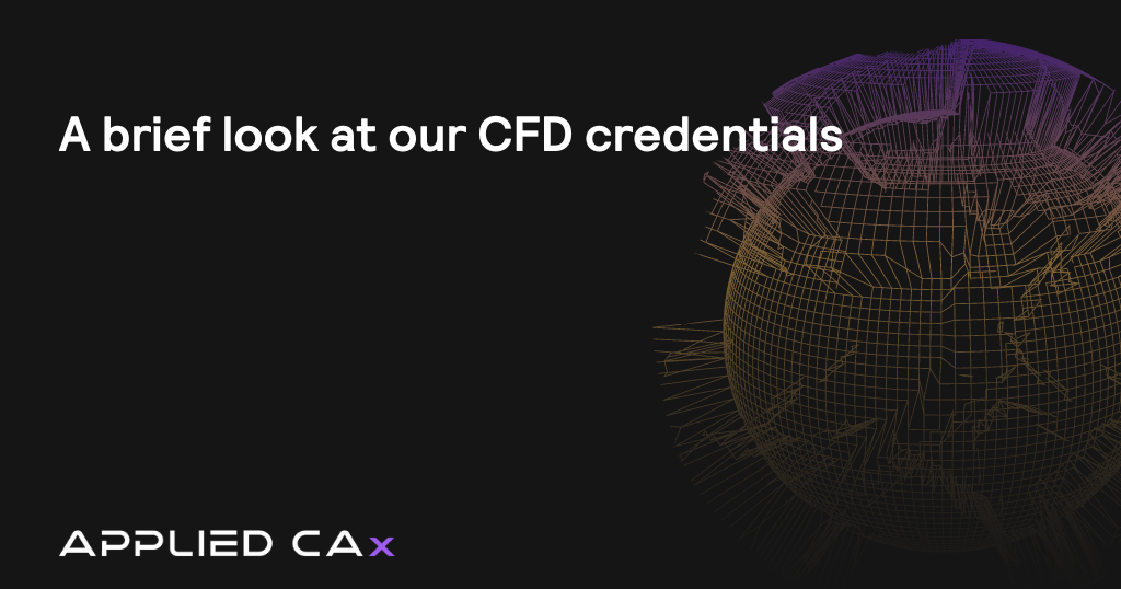 A brief look at our CFD credentials