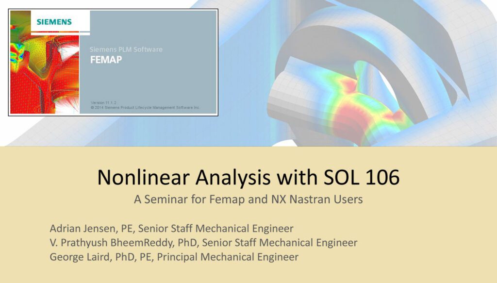 Nonlinear Analysis with SOL 106