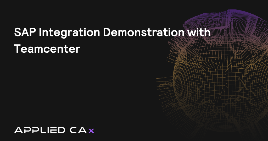SAP Integration Demonstration with Teamcenter