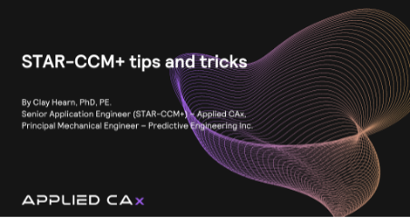 STAR-CCM+ tips and tricks